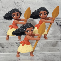 Disney Moana Of Motunui Figures Matching Lot Of 3 McDonald&#39;s Toys - $9.89