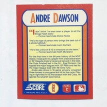 Andre Dawson 1990 Score #56 MVPs Magic Motion 3D Hologram MLB Baseball Card - £0.78 GBP