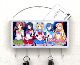Sailor Moon Crystal Mail Organizer, Mail Holder, Key Rack, Mail Basket, Mailbox - £25.85 GBP