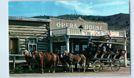 Stagecoach at Virginia City used for sightseeing tours Montana Postcard - £17.37 GBP