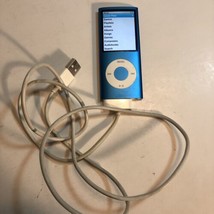 Apple iPod Model A1285 Nano,  4th Generation, 8GB - Blue Tested Working - £22.14 GBP