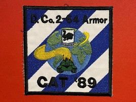 CIRCA 1989, D COMPANY, 2-64th ARMOR, CANADIAN ARMY TROPHY, PATCH - £7.78 GBP