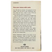 The Money in the Bank Cookbook by Marie Robertson Hamm 1970 1st Collier Edition image 2