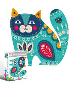 kids early education 500 pieces colorful cat shaped jigsaw puzzle - $34.27 CAD