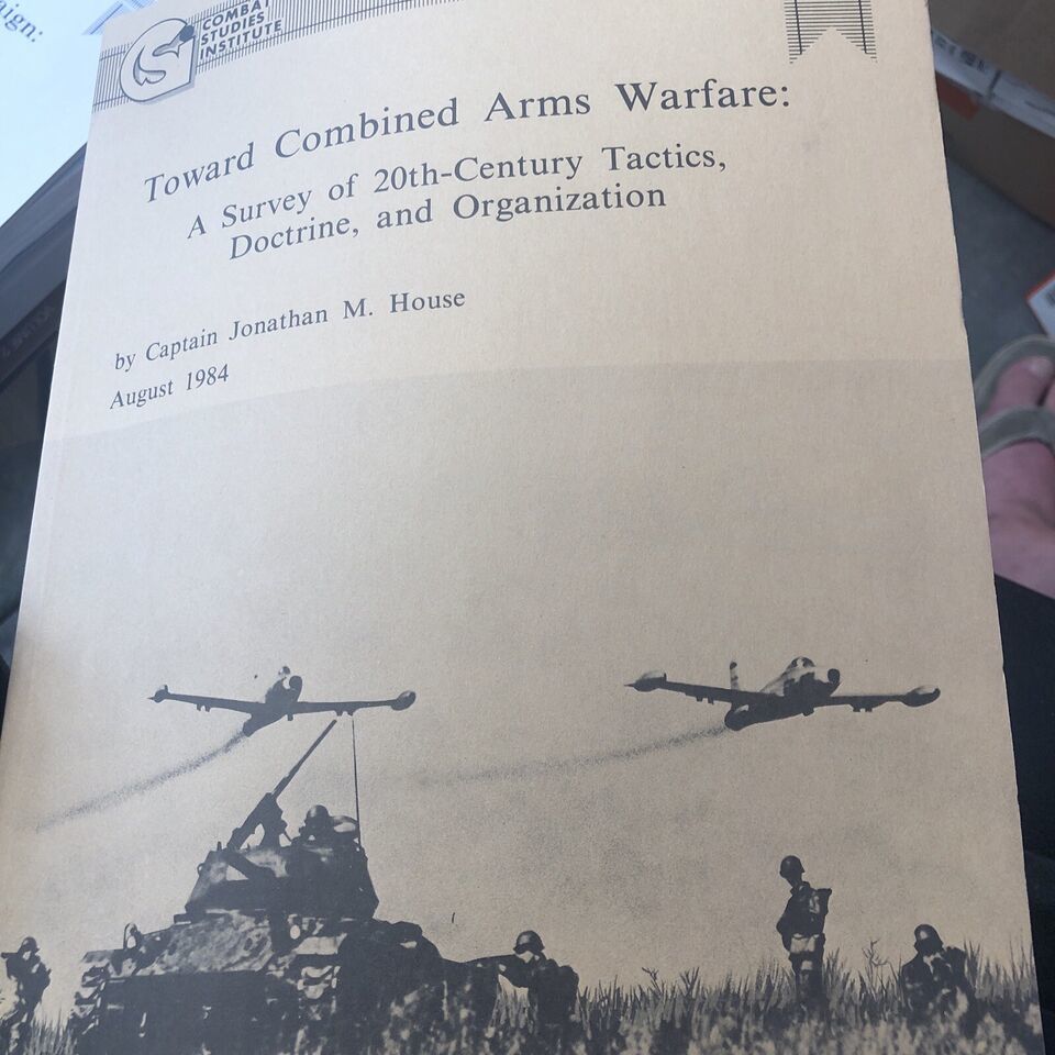 Primary image for VTG 1984 Toward Combined Arms Warfare. Military Tactical Combat History Textbook