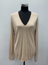 Strenesse nude vneck wool/cashmere sweater NUDE - €172,05 EUR