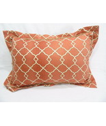 Williamsburg Chippendale Fretwork Quartz 12x18 Decorative Lumbar Pillow - £31.25 GBP