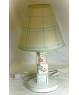 Ceramic Alphabet Blocks Baby Nursery Table Lamp Star Pull Chain Electric... - £31.15 GBP