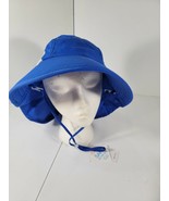 New  Full Protection Coverage Hat Blue One Size Adjustable Connectyle UP... - $26.05 CAD
