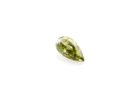 Chameleon Diamond - 0.16ct Pear Natural Loose Fancy Deep Green Diamond - £463.20 GBP