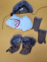 American Girl Kaya Winter Accessories Cape, Hood, Mittens, Boots - $38.89