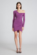 Halston Nalani Dress In Jersey Sz 8 Acai - £85.03 GBP