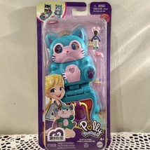 Polly Pocket Flip Find Cat Compact Travel Toy Micro Polly Doll Pet Cat NEW - £9.45 GBP