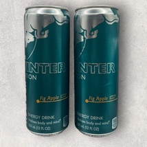 2 x Red Bull Winter FIG APPLE 12oz Energy Drinks USA Discontinued 06/2023 - £27.86 GBP