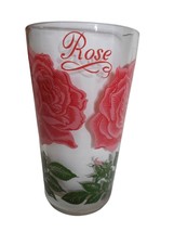 MCM Boscul Peanut Butter Drinking Juice Glass Tumbler Pink Rose Estate  ... - $231.56 MXN