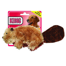KONG Beaver Plush Low Stuffing Dog Toy with Hidden Pouch - Treats and Sq... - $5.89+