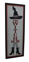Zeckos The Witch Is In Decorative Wood Wall Hanging - £19.98 GBP