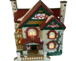 Santas Best Lighted Brick Christmas in the Rockies Village House Ceramic... - $29.99