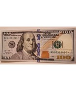 2013 rare And Unique serial number star note 100 dollar bill  - $114.00