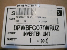 Sharp Microwave Inverter Unit  DPWBFC071WRUZ   # DPWBFC071WRUZ New - $59.00