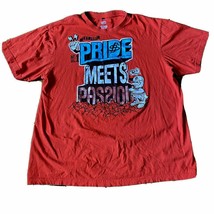 Southpole S7P Pride Meets Passion Red 3XL T Shirt T-Shirt Tee Bird in hat - £16.45 GBP