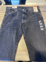 Levi&#39;s Men&#39;s 501 Original Fit Button Fly Non-Stretch Jeans. 36”x32”. Gray. Y - £27.39 GBP