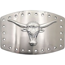 High Quality Wide Design Silver Bull Belt Buckle - €7,70 EUR