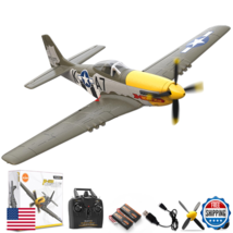 Volantexrc Brushless 4Ch Rc Plane P51D Mustang 500Mm Remote Control Airp... - $318.60