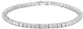 PAVOI 14K Gold Plated 3mm Cubic Zirconia Classic Tennis Bracelet | Gold Bracelet - £21.53 GBP