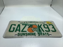 LICENCE PLATE FLORIDA SUNSHINE STATE GAZ K93 - $20.54 CAD
