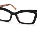 NEW TOM FORD TF5766-B 005 Black Eyeglasses Frame 54-19-140mm B34mm Italy - $191.09