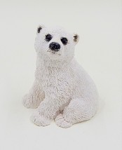 Stone Critters Littles Polar Bear Cub SCL-198 White Sitting - £9.44 GBP