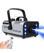 U&#39;King 1200W Fog Machine 6LEDs Remote Fogger Ejector Disco Colorful Smok... - $96.80 CAD