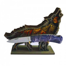 Decorative Folder with Display Stand - Wolf - $56.75