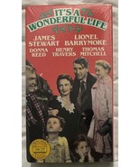 It&#39;s A Wonderful Life VHS James Stewart / Donna Reed New Factory Sealed ... - £9.56 GBP