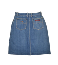 Vintage Jordache Skirt Womens 7 Jean Medium Wash Denim Pencil Knee Length - $27.91