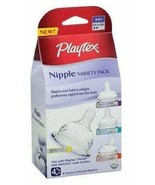 Playtex Nipple Medium Flow Variety Kit 4 Count/PK - £7.85 GBP