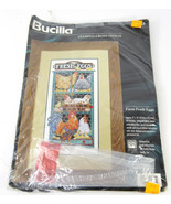 1996 Sealed Bucilla Farm Fresh Eggs Stamped Cross Stitch Kit 41555 Incom... - £9.14 GBP