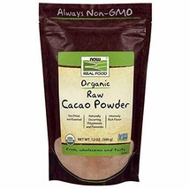 NOW Foods, Organic Raw Cacao Powder, with Polyphenols and Flavonols, Sun... - £16.08 GBP