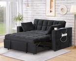 Merax 58&quot; 4-1 Multi-Functional Adjustable Sofa Bed with Cup Holder and U... - $833.99