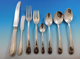 Colonial Thread by Blackinton Sterling Silver Flatware Set 8 Service 74 pieces - £3,169.16 GBP
