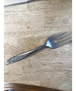 Onieda Profile Stainless Roseanne Pattern Serving Fork Stamped Floral Ha... - £7.78 GBP