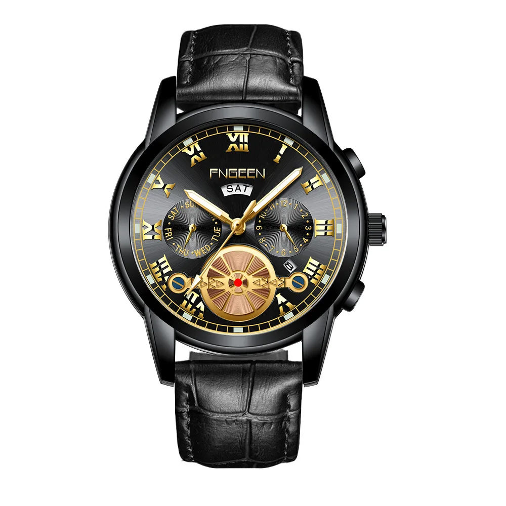   Male&#39;s Watch Fashion Decoration  Business Hand Clock  Automatic Moveme... - £92.95 GBP