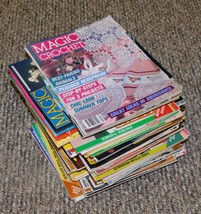 RARE! Lot 55 Magic Crochet Vintage 1990&#39;s Magazines Patterns Many Full Years - £134.21 GBP