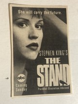 Stephen King’s The Stand Tv Guide Print Ad TBS Molly Ringwald TV1 - £4.67 GBP