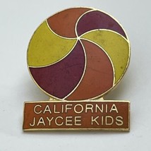 California Jaycees Kids Organization State Jaycee Lapel Hat Pin Pinback - £6.15 GBP