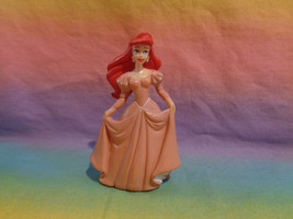 Disney Miniature Little Mermaid Ariel Pink Gown PVC Figure / Cake Topper - £2.32 GBP