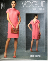 Vogue Patterns V1544 Designer Tom &amp; Linda Platt Misses Dress 6 - 14 UNCUT - £20.39 GBP