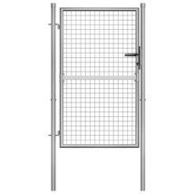  Garden Gate Galvanized Steel 41.3"x68.9" Silver - $347.99
