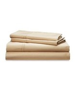 4 Pc Ralph Lauren Spencer Tan X-Deep Sateen 475 TC Queen Sheet Set $170 - $109.99